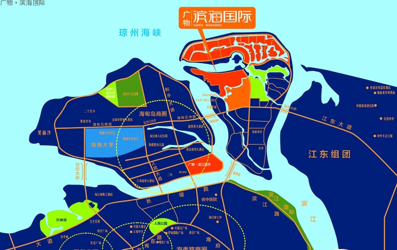 碧桂园滨海国际区位图