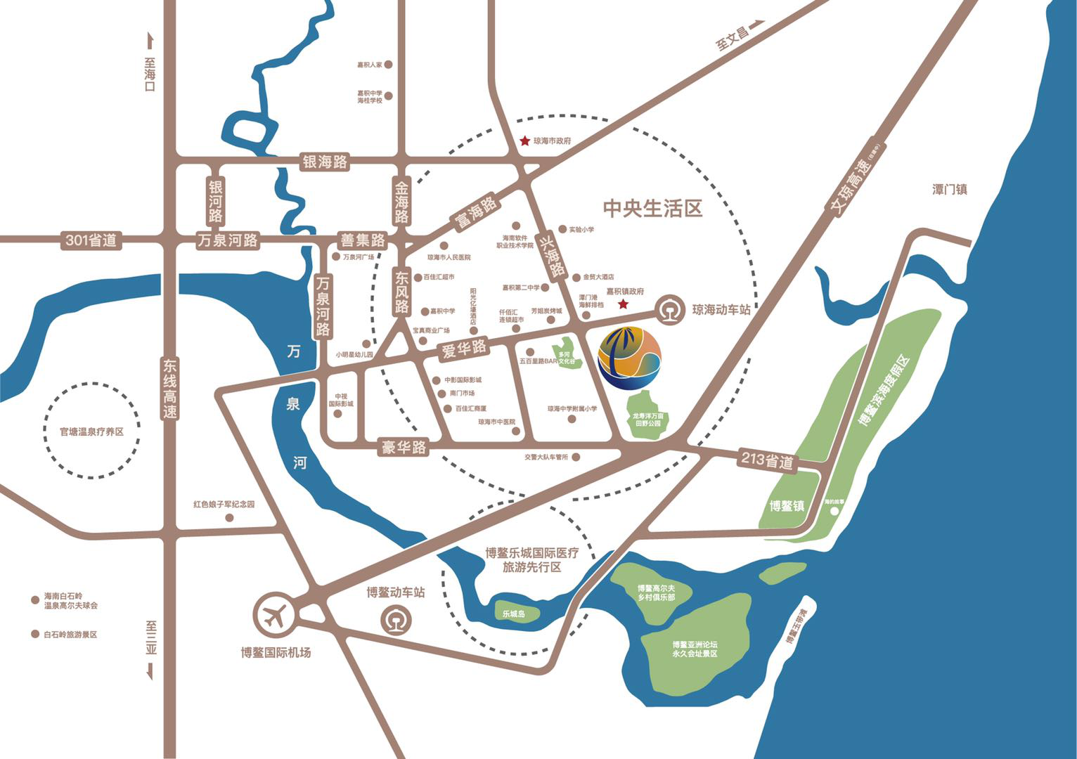 海城时代广场交通区位图