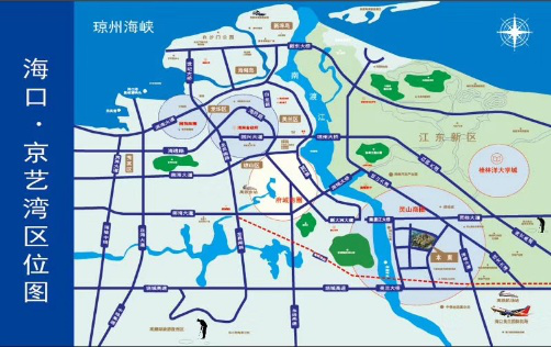 京艺湾项目交通区位图